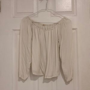 Off the shoulder blouse